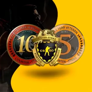 Cs2 Prime Lealdade + 5 Anos De Serviço + 10 Anos De Serviço - Counter Strike