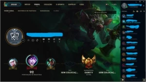 Conta Gold Cliente Alpha - League of Legends LOL