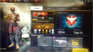Conta Free Fire mestre