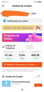 Conta no kwai - Redes Sociais