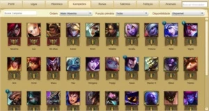 conta leage of legends - League of Legends LOL