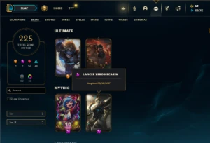 Unranked com 150 Champs e 225 Skins ( Criada em 2012 ) - League of Legends LOL