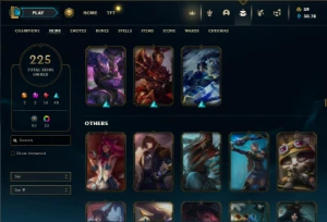 Unranked com 150 Champs e 225 Skins ( Criada em 2012 ) - League of Legends LOL