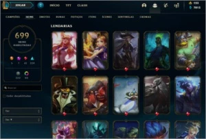 699 Skin plat 2 - League of Legends LOL