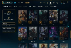 Mestre com 55 Champs e 12 Skins - League of Legends LOL