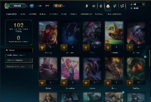 Mestre com 55 Champs e 12 Skins - League of Legends LOL
