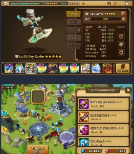 Mega Summonada Surfista de Luz - Summoners War