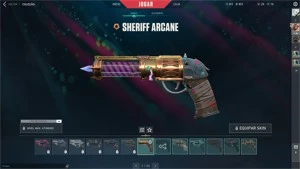 CONTA VALORANT PLAT E LOL - TOTAL 5.5K - ARCANE SHERIFF