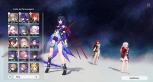Honkai Star Rail - Seele + Na Noite  + Clara + Himeko - Honkai: Star Rail