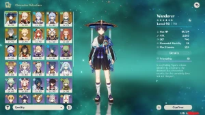 Conta Ar 57 Com Varios Personagens E Armas 5* - Genshin Impact