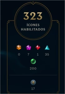Conta LOL|328 Skins|19 Gemas| - League of Legends