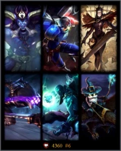CONTA DE LEAGUE OF LEGENDS 36 CHAMP - 6 SKINS - BRONZE LOL