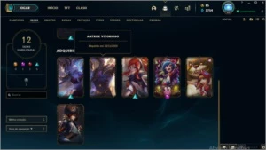 Conta platina 4 - League of Legends LOL