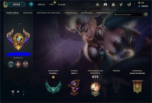 Janna Vitoriosa + Elise Vitoriosa + Kayle Juíza + 590 skins - League of Legends LOL