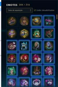 Janna Vitoriosa + Elise Vitoriosa + Kayle Juíza + 590 skins - League of Legends LOL