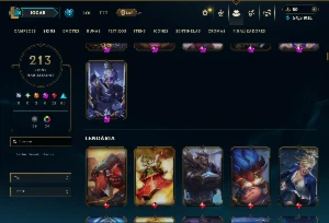 Ferro 4 com TODOS os Champs e 213 Skins +3 Prestigios - League of Legends LOL