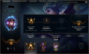 2 Conta preço de 1 League of legends LOL