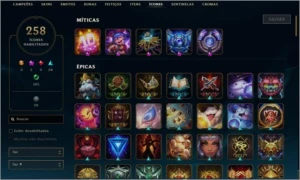2 Conta preço de 1 League of legends LOL