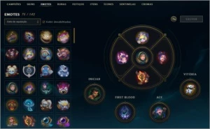 2 Conta preço de 1 League of legends LOL