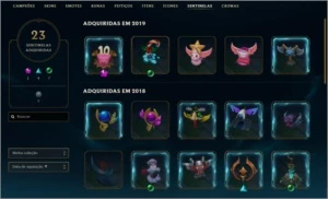 2 Conta preço de 1 League of legends LOL