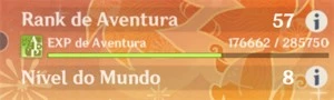Genshin AR 57 14 Personagens T5, 6 Armas T5 - Genshin Impact