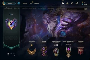 CONTA DE LOL 220 SKINS - LVL 420+ TODOS OS CAMPEÕES - League of Legends