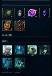 CONTA DIAMANTE 2 COM 67% DE WINRATE E LEVEL BAIXO - League of Legends LOL