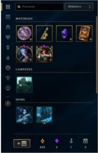 Conta League of Legends Ouro I LOL
