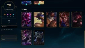 Conta League of Legends Ouro I LOL