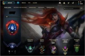Conta League of Legends, Todos os champs, 307 skins Ex d4 LOL
