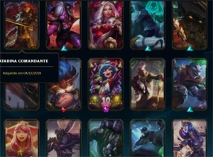 CONTA LOL PRATA 3, 55 SKINS - League of Legends