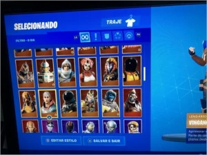 CONTA FORTNITE SEASON 2 180 skins