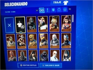 CONTA FORTNITE SEASON 2 180 skins