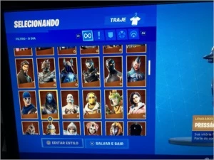 CONTA FORTNITE SEASON 2 180 skins