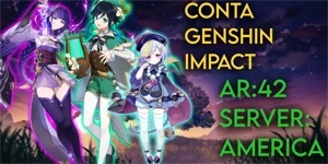 Conta Genshin Impact Ar:42 Server:America