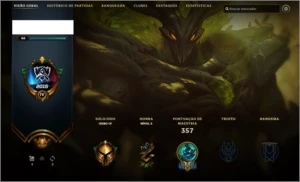 Conta de League of Legens Ouro IV (Leia a descrição) - League of Legends LOL