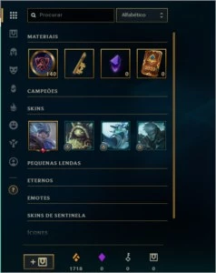 CONTA LVL 31 PRATA 4 COM NUNU ROBÓTICO - League of Legends LOL