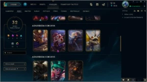 Conta Lol 101 Champs - League of Legends