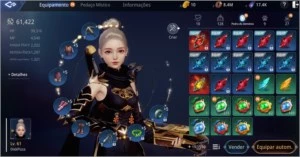 Archer Lv 61 Poder 60  SA server - MIR4