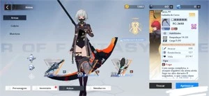 Conta Tower of fantasy - 8 SSR + 1 SSR a escolha