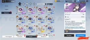 Conta Tower of fantasy - 8 SSR + 1 SSR a escolha