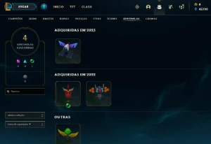 Conta Platina 4 | 63% Win - Lol (League Of Legends) Elomoon