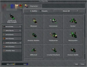 Medo ek 173 com rp e ed na mesma com mundo Gladera - Tibia