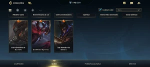 Wild Rift 140 Skins; 27 Lendárias;Dados De Criação;71 Épicas - League of Legends: Wild Rift LOL WR