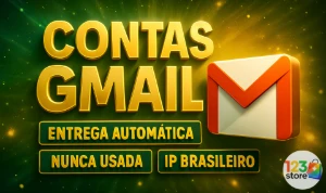 Gmail Novo | Nunca Usado | Não Pede Sms | Nome E Ip Br