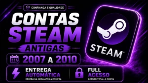 Contas Steam Antigas 2007 A 2010 | Medalhas