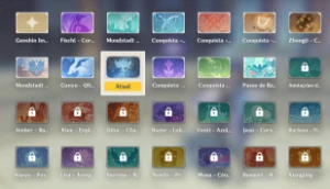 Eula+Bis+Wanderer+Shogun+Venti+Zhongli+Ganyu+ Outros 5* - Genshin Impact