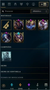Conta Prata V - League of Legends LOL