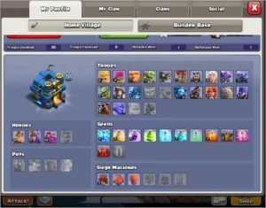 CV 12 RUSHADO - Clash of Clans