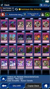 Conta burguesa Duel links Muitos decks completos + Suportes - Outros